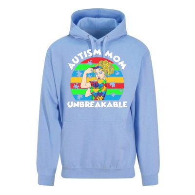 Autism Mom Unbreakable Unisex Surf Hoodie