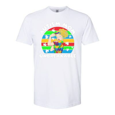 Autism Mom Unbreakable Softstyle CVC T-Shirt