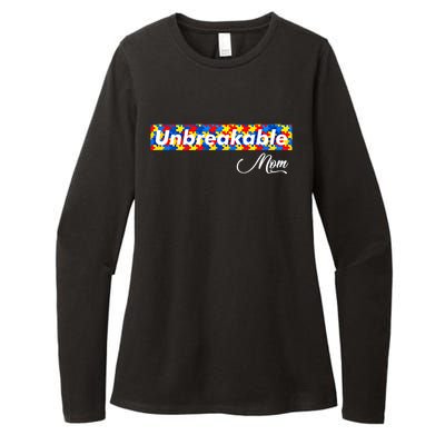 Autism Mom Unbreakable Autism Mama Bear Autism Awareness Great Gift Womens CVC Long Sleeve Shirt