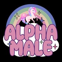 Alpha Male Unicorn Rainbow Funny Impact Tech Backpack