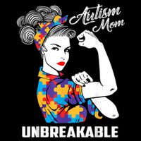 Autism Mom Unbreakable  Autism Awareness Gift  Womens Tank Top