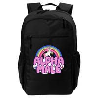 Alpha Male Unicorn Funny Sarcastic Ironic Weird Humor Backpack