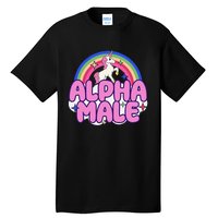 Alpha Male Unicorn Funny Sarcastic Ironic Weird Tall T-Shirt