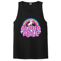 Alpha Male Unicorn Funny Sarcastic Ironic Weird PosiCharge Competitor Tank