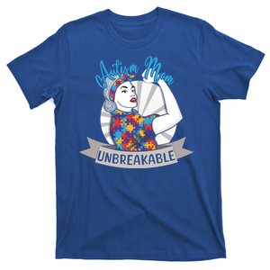 Autism Mom Unbreakable Puzzle April Blue Autism Awareness Great Gift T-Shirt