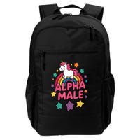 Alpha Male Unicorn Funny Embarrassing Joke Ironic Backpack