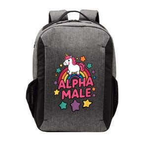 Alpha Male Unicorn Funny Embarrassing Joke Ironic Vector Backpack