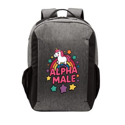 Alpha Male Unicorn Funny Embarrassing Joke Ironic Vector Backpack