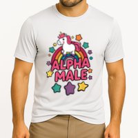 Alpha Male Unicorn Funny Embarrassing Joke Ironic Performance Shirt