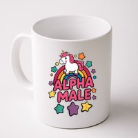 Alpha Male Unicorn Funny Embarrassing Joke Ironic Mug