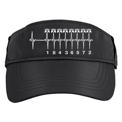 American Muscle V 8 Car Engine 18436572 Heart Beat Ecg Adult Drive Performance Visor