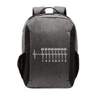 American Muscle V 8 Car Engine 18436572 Heart Beat Ecg Vector Backpack