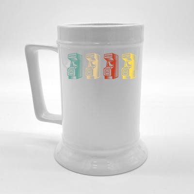 Arcade Machine Vintage Video Retro Gaming Gift Beer Stein