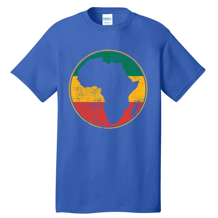 Africa Map Vintage Gift Tall T-Shirt