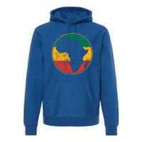 Africa Map Vintage Gift Premium Hoodie