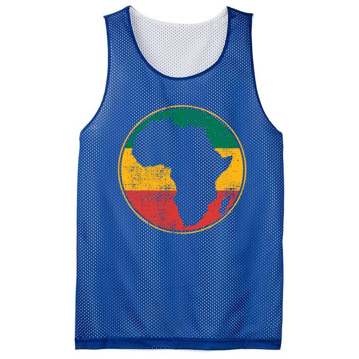 Africa Map Vintage Gift Mesh Reversible Basketball Jersey Tank