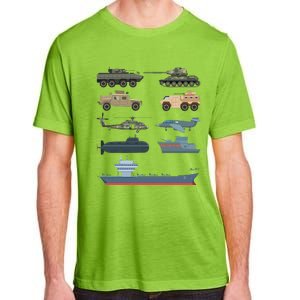 Army Military Vehicles Lovers Military Adult ChromaSoft Performance T-Shirt