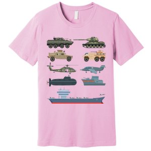 Army Military Vehicles Lovers Military Premium T-Shirt