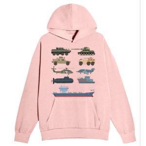 Army Military Vehicles Lovers Military Urban Pullover Hoodie