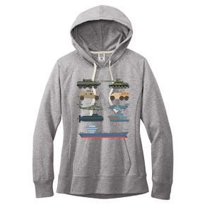 Army Military Vehicles Lovers Military Women's Fleece Hoodie