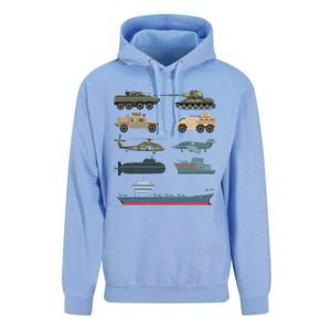 Army Military Vehicles Lovers Military Unisex Surf Hoodie