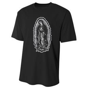 Ave Maria Virgin Mary Our Lady Of Guadalupe Marian Performance Sprint T-Shirt