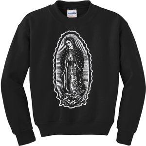 Ave Maria Virgin Mary Our Lady Of Guadalupe Marian Kids Sweatshirt