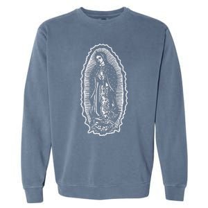 Ave Maria Virgin Mary Our Lady Of Guadalupe Marian Garment-Dyed Sweatshirt