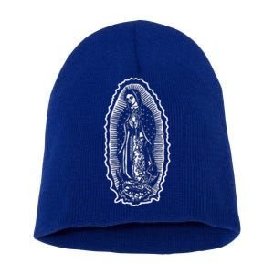 Ave Maria Virgin Mary Our Lady Of Guadalupe Marian Short Acrylic Beanie