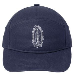 Ave Maria Virgin Mary Our Lady Of Guadalupe Marian 7-Panel Snapback Hat