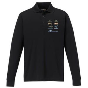 Army Military Vehicles Lovers Military Performance Long Sleeve Polo