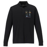 Army Military Vehicles Lovers Military Performance Long Sleeve Polo