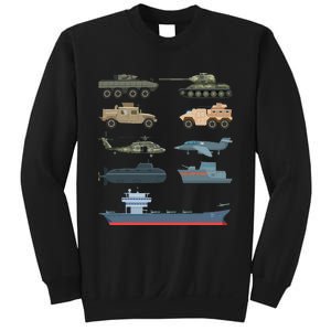 Army Military Vehicles Lovers Military Sweatshirt