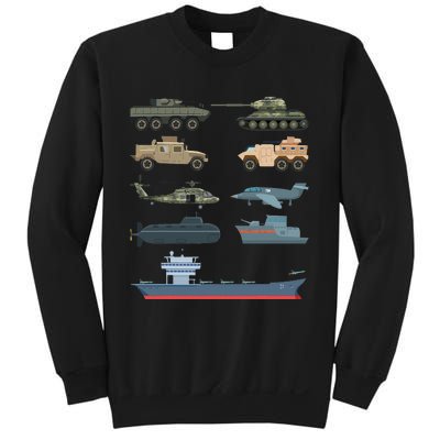 Army Military Vehicles Lovers Military Sweatshirt