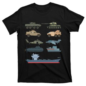 Army Military Vehicles Lovers Military T-Shirt