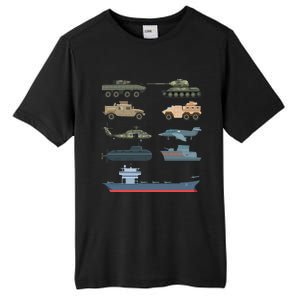 Army Military Vehicles Lovers Military Tall Fusion ChromaSoft Performance T-Shirt