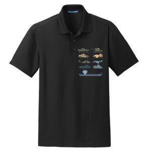 Army Military Vehicles Lovers Military Dry Zone Grid Polo