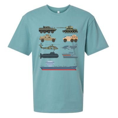 Army Military Vehicles Lovers Military Sueded Cloud Jersey T-Shirt