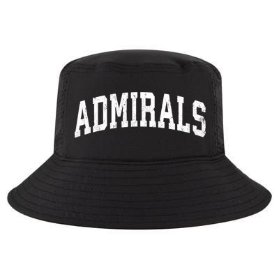Admirals Mascot Vintage Athletic Sports Name Design Cool Comfort Performance Bucket Hat