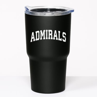 Admirals Mascot Vintage Athletic Sports Name Design Tumbler