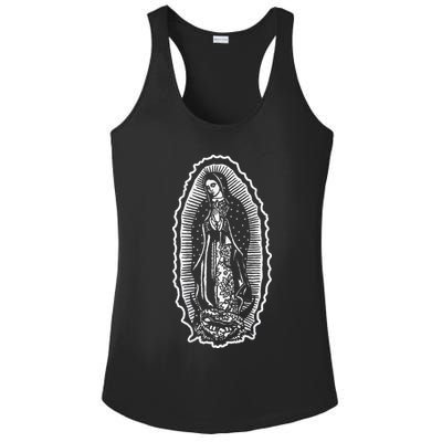 Ave Maria Virgin Mary Our Lady Of Guadalupe Marian Ladies PosiCharge Competitor Racerback Tank