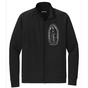 Ave Maria Virgin Mary Our Lady Of Guadalupe Marian Stretch Full-Zip Cadet Jacket