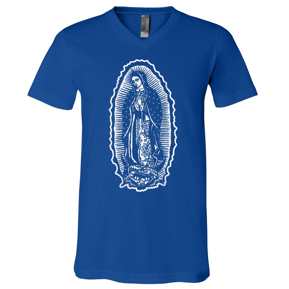 Ave Maria Virgin Mary Our Lady Of Guadalupe Marian V-Neck T-Shirt