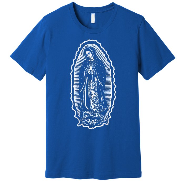 Ave Maria Virgin Mary Our Lady Of Guadalupe Marian Premium T-Shirt