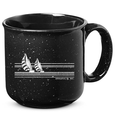 Annapolis Md Vintage Sailing 70s Nautical Sailboat Gift 15oz Campfire Ceramic Mug