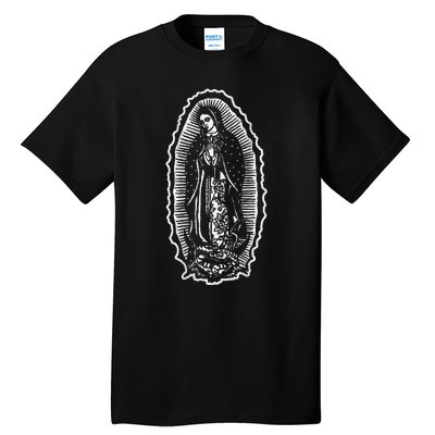 Ave Maria Virgin Mary Our Lady Of Guadalupe Marian Tall T-Shirt