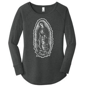 Ave Maria Virgin Mary Our Lady Of Guadalupe Marian Women's Perfect Tri Tunic Long Sleeve Shirt