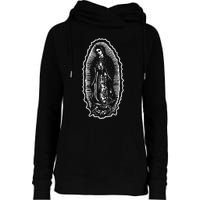 Ave Maria Virgin Mary Our Lady Of Guadalupe Marian Womens Funnel Neck Pullover Hood