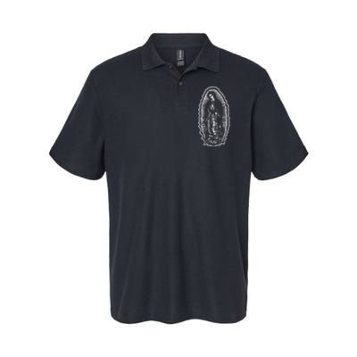 Ave Maria Virgin Mary Our Lady Of Guadalupe Marian Softstyle Adult Sport Polo