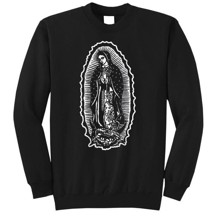 Ave Maria Virgin Mary Our Lady Of Guadalupe Marian Tall Sweatshirt